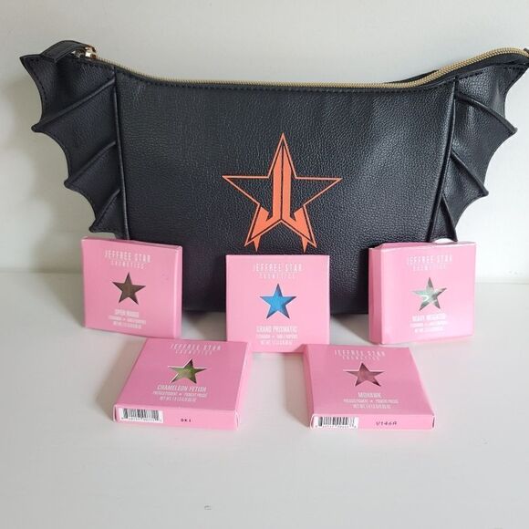 Jeffree Star bundle batwing cosmetic bag and 5 eyeshadows - Picture 10 of 10